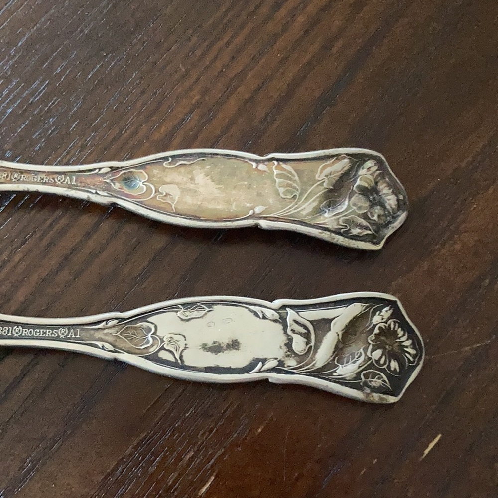 Rodgers silver State spoons - Picture 3 of 3